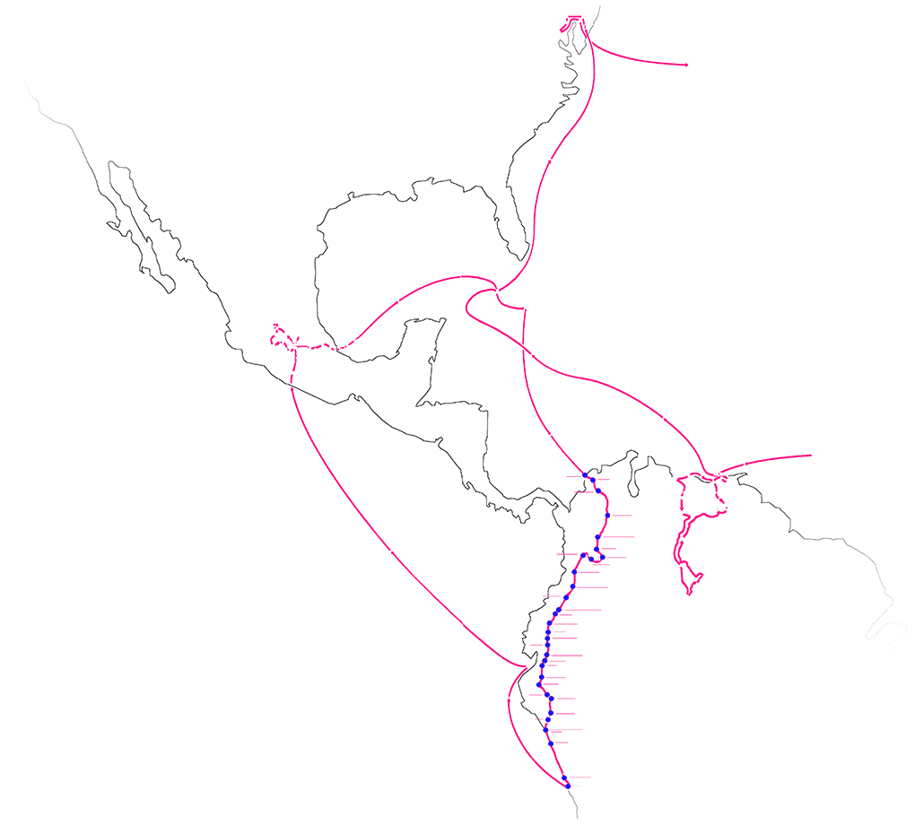 Humboldt-Glandien-Route Map